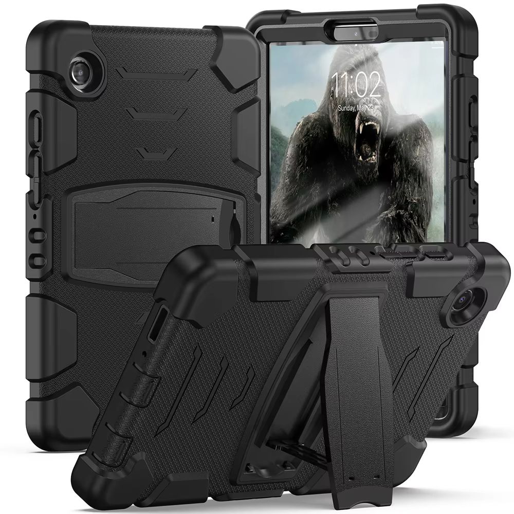 Heavy Duty Rugged Armor Case For Samsung Galaxy Tab Shockproof Silicone Protective Cover red s8 Plus 12.4 Inch