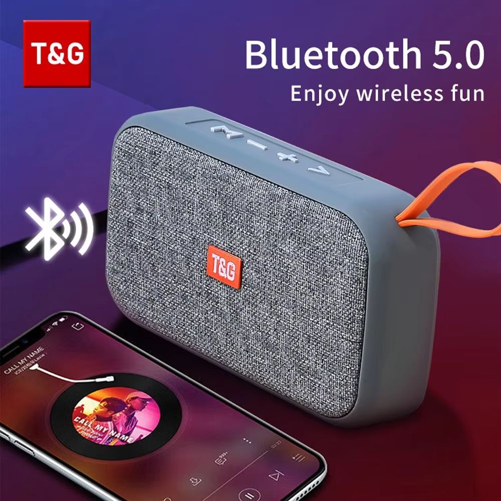 TG506 Portable Wireless Bluetooth Soundbar Mini HIFI Speaker With Waterproof Design, FM Radio & TF Card Support camouflage