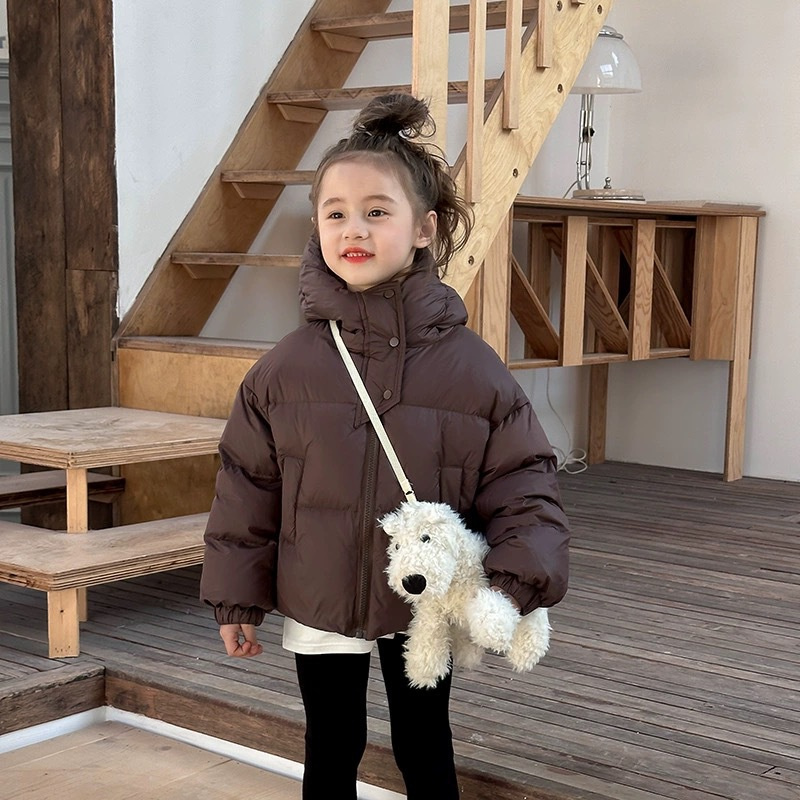 Burberry Kids | quilted hooded coat - Black | Realry