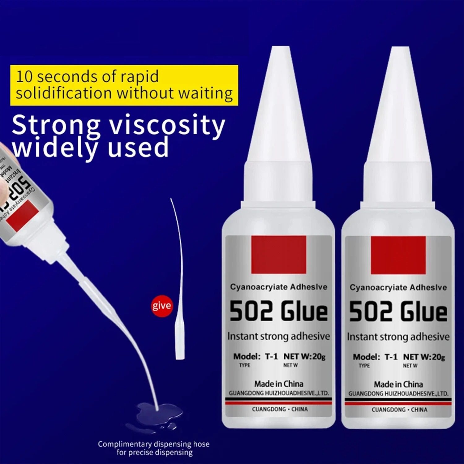 Strong Bond 502 Instant Super Glue For Home And DIY Repairs 1pc (20ml)