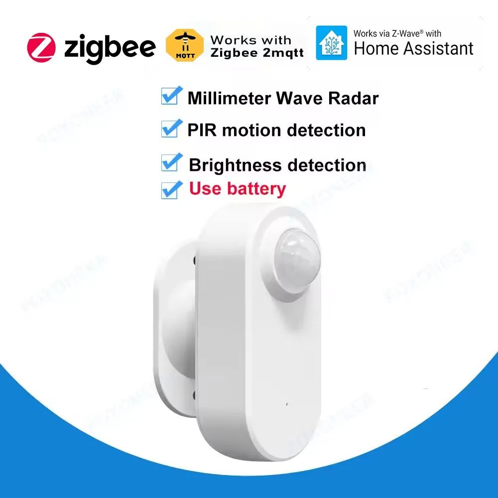 Zigbee Human Presence Detector Smart Motion And Luminance Sensor pir Infared Vision
