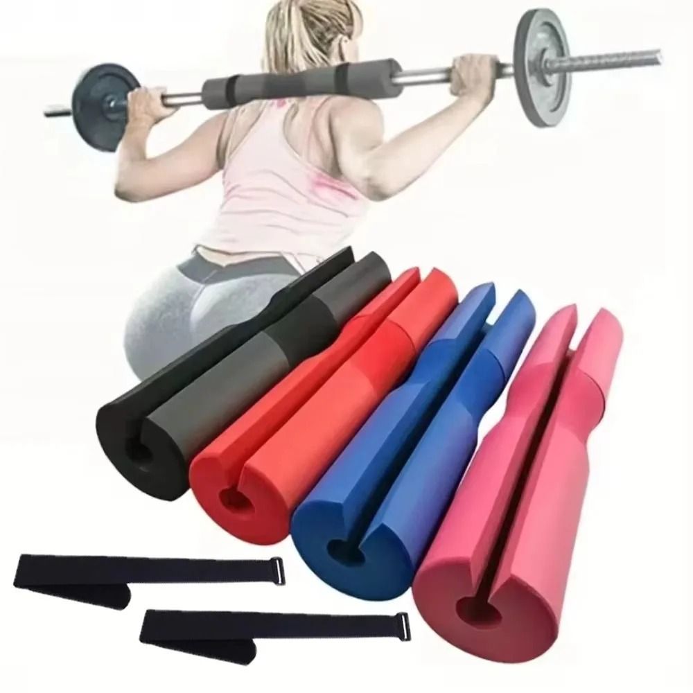 Barbell Shoulder Pad For Squats And Weightlifting pink