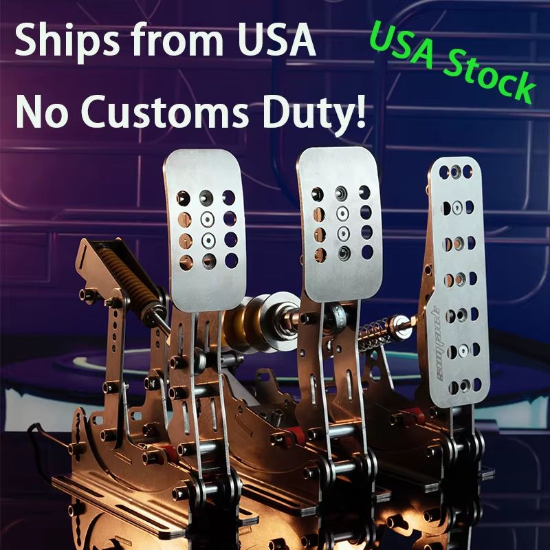 SIMJACK UT Sim Racing Pedals Hydraulic Load Cell Pedals With Pressure Sensor For Realistic PC Racing Simulator Control ut p3 h3