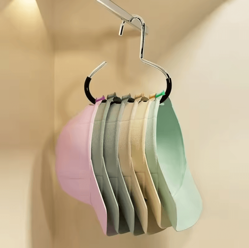 NeatLoop Non Slip Hat And Scarf Hanger 2 Pcs White