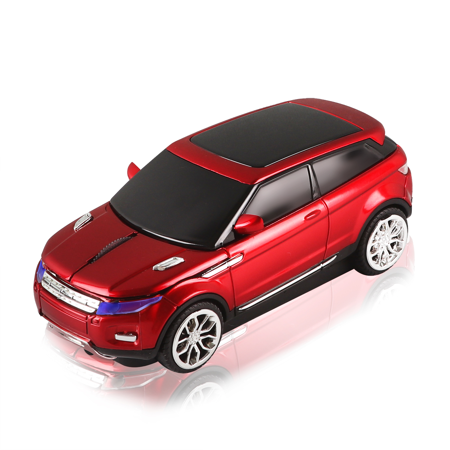 Gaming Mice For PC Laptop, Ergonomic 2.4Ghz Wireless Mouse, USB Optical 3D Cool SUV Sports Car Mouse green