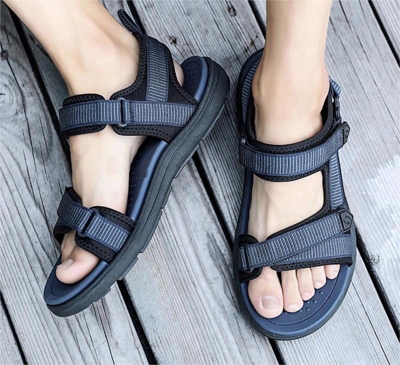 Lightweight Summer Sandals For Men With Comfortable Outdoor Design blue 7.5