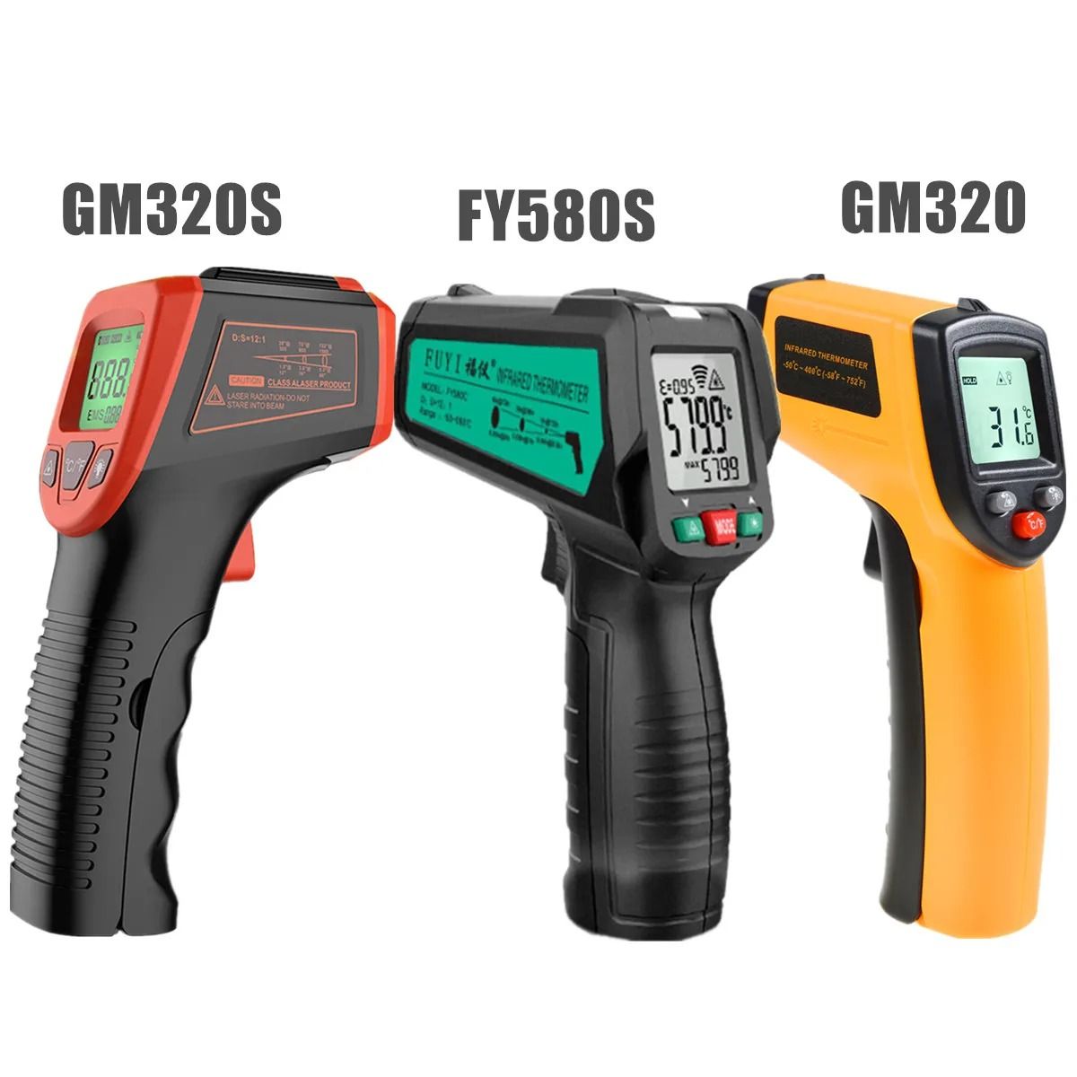Infrared Thermometer Contactless Laser Temperature Tester gm320