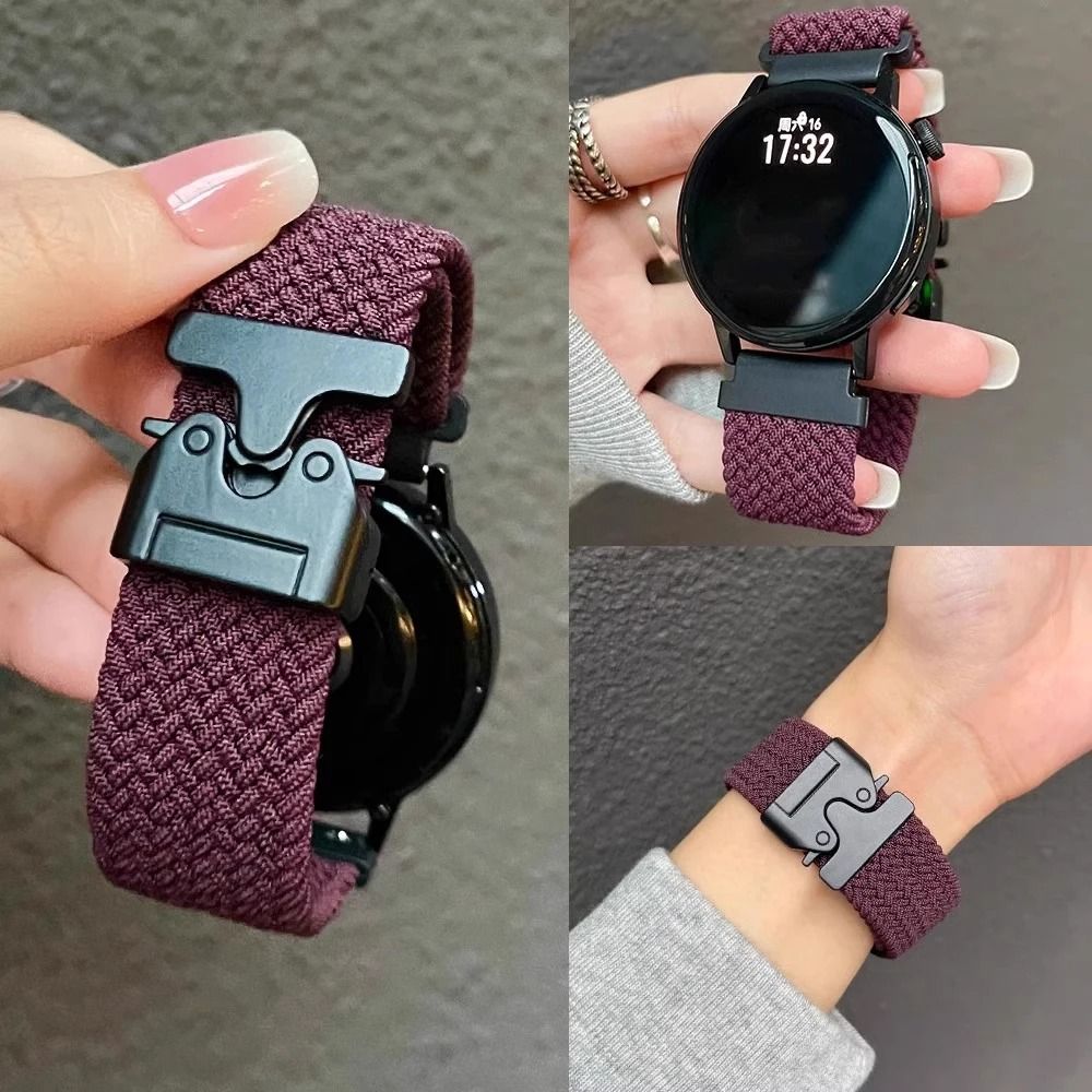 Parachute Fabric Watch Strap 20 Mm 22 Mm For Galaxy Watch Huawei galaxy 7 40mm 44mm cowboy