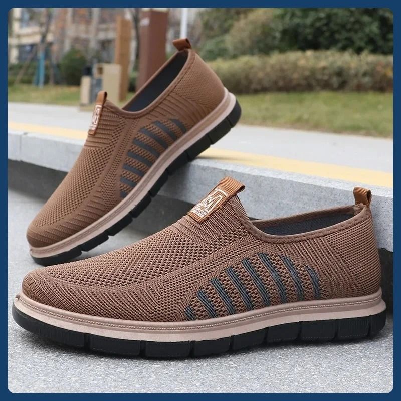 Mens Antibacterial Breathable Mesh Lightweight Sneakers black 9