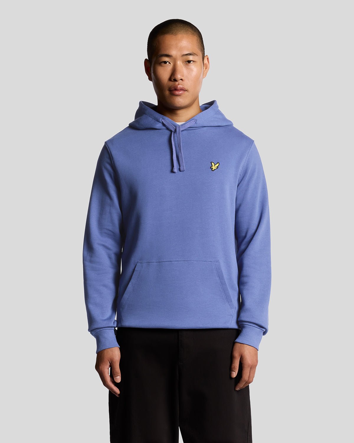 Lyle & Scott Loopback Baumwoll-Hoodie - Blau Image