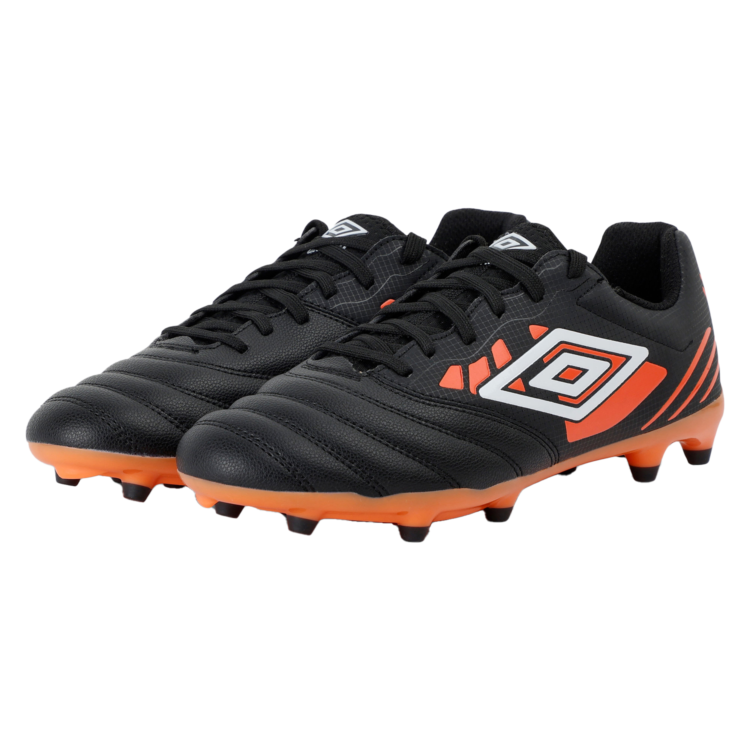 Umbro - Herren Fußball-Stiefel "Tocco IV Club FG" (Schwarz/Weiß/Drachenfeuer) Image