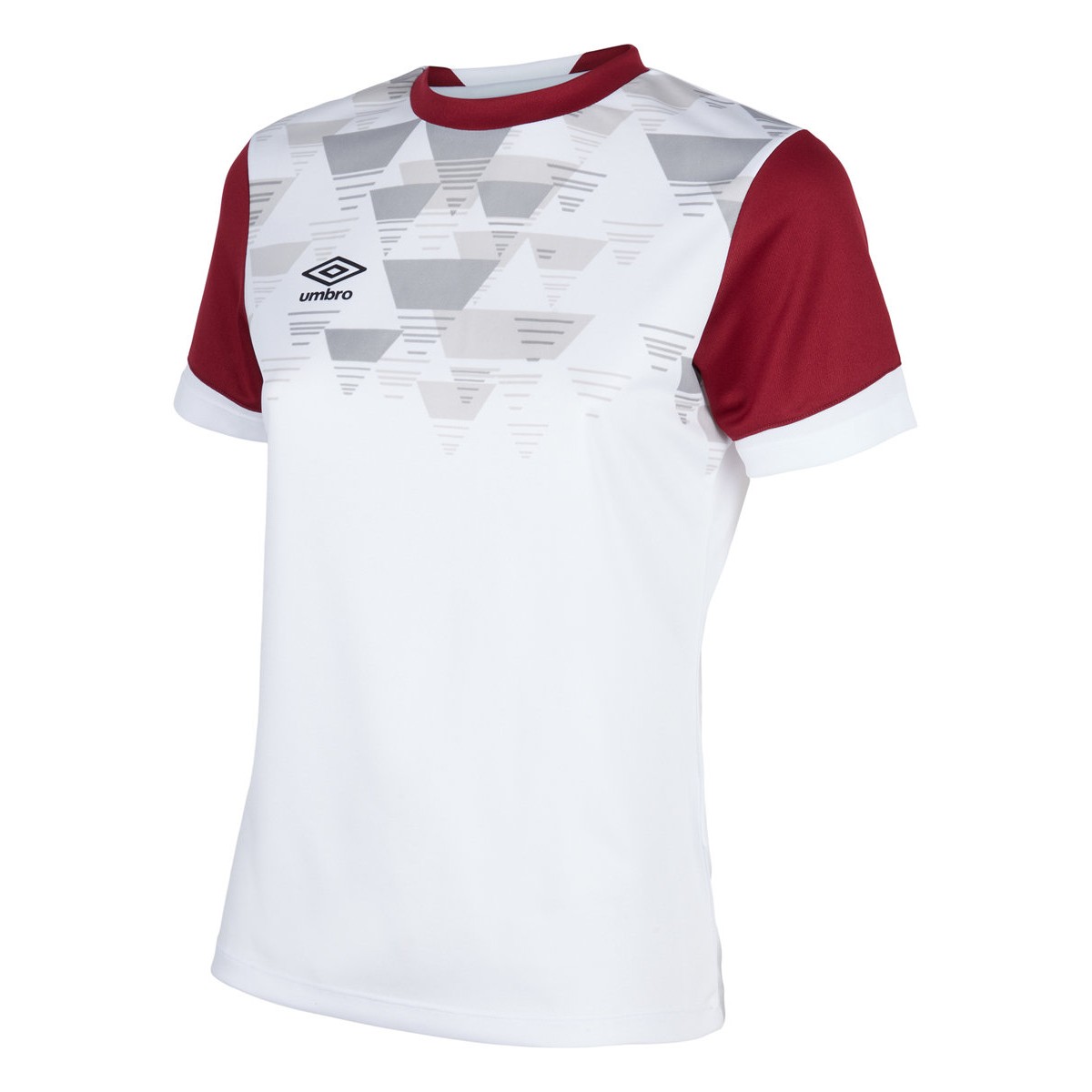 Umbro - Maillot VIER - Enfant (Blanc / Bordeaux) Image