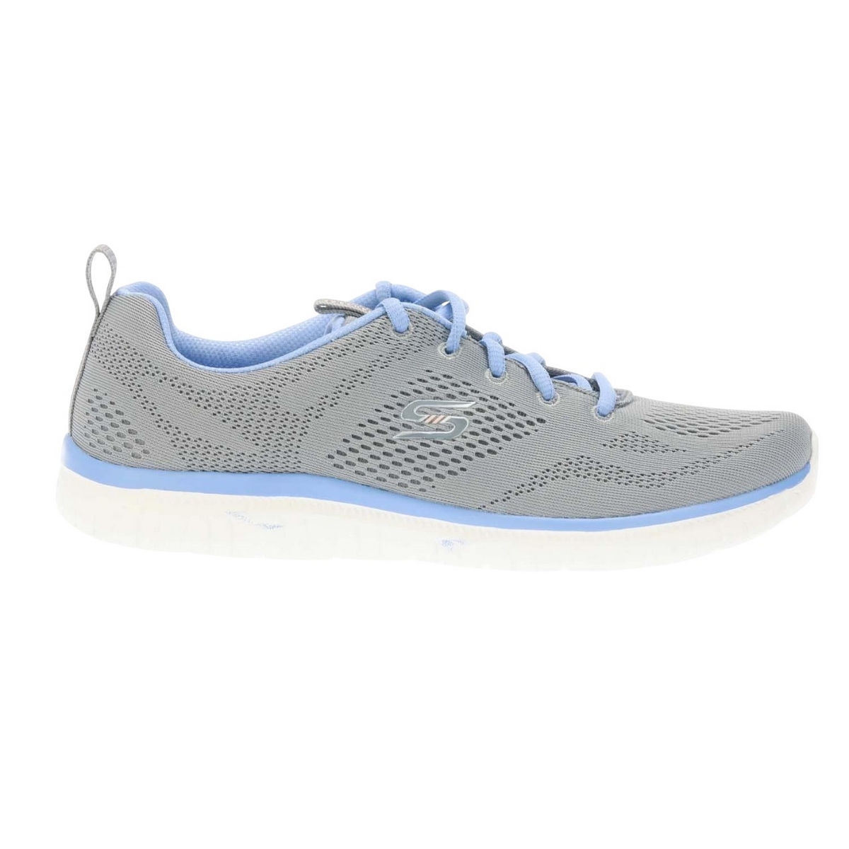 Skechers - Damen Sneaker "Virtue Kind Favor", Kontrast (Grau/Blau)