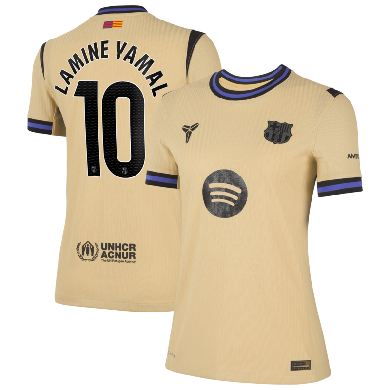 "Barcelona Nike Dri-FIT ADV Auswärtstrikot 2025-26 - Damen mit Aufdruck Lamine Yamal 10" Image
