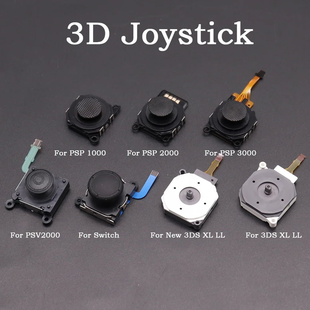 1 stück 3D Analog Sensor Stick Joystick für PSP 1000 2000 3000 PSV2000 für Schalter Joycon Für 2DS 3DS XL LL Neue 3DS XL LL