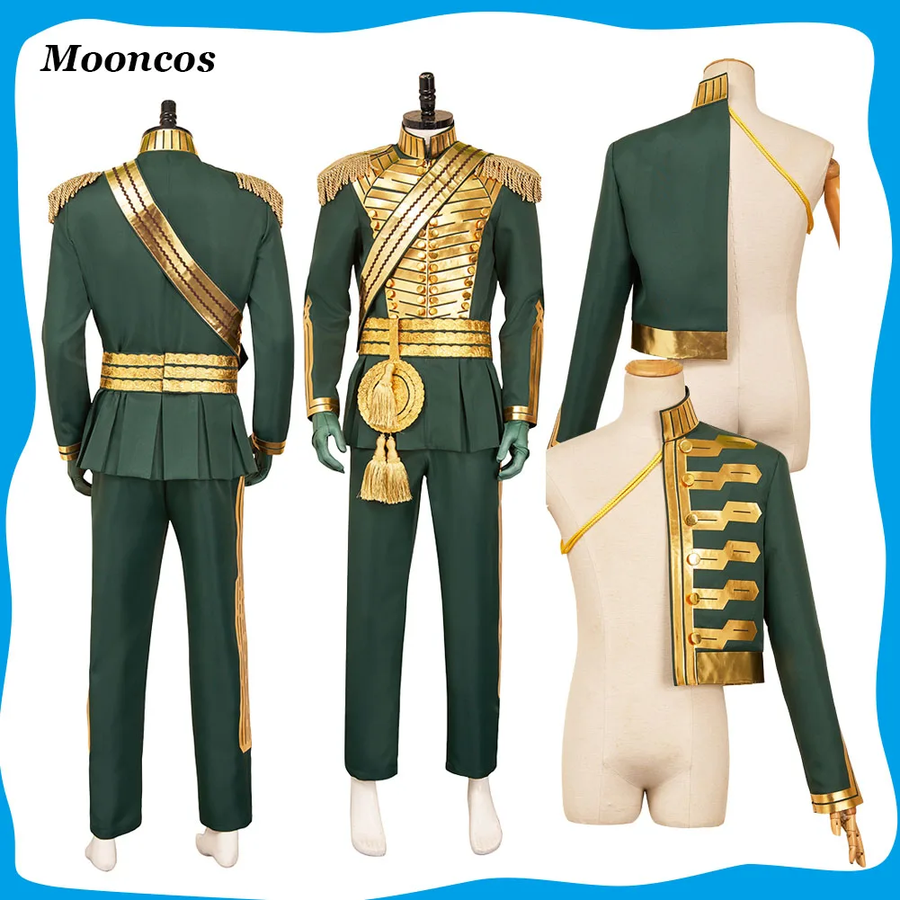 Fiyero Cosplay 2025 Film Wicked Kostüm Umhang Mantel Hut Handschuhe Set für Männer Erwachsene Fantasia Disguise Halloween Karneval Party Anzug Image