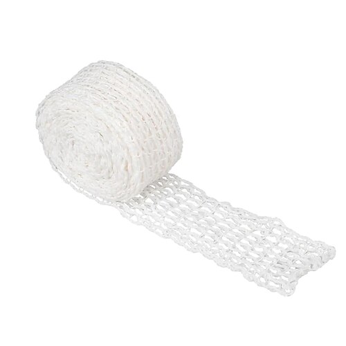 Rete per prosciutto bianca, rotolo da 3 metri, rete per arrosto, filo di cotone, rete per carne, rete elastica per involtini, accessori per cucinare, rotolo di rete per carne per riporre, appendere,