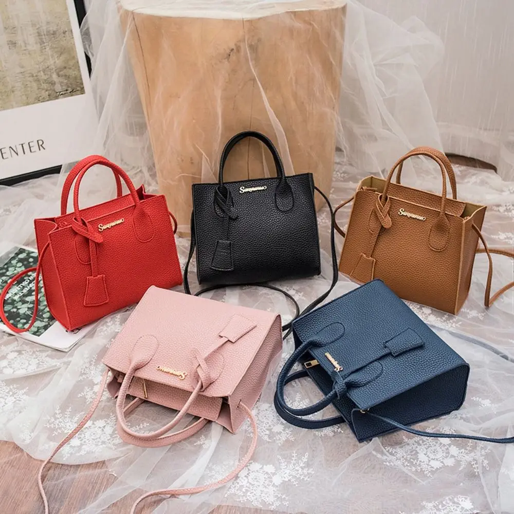 Mode PU Leder Frauen Umhängetaschen Große Kapazität 5 Farben Koreanische Schulter Tasche Wasserdichte Mädchen Tote Tasche Frauen Mädchen