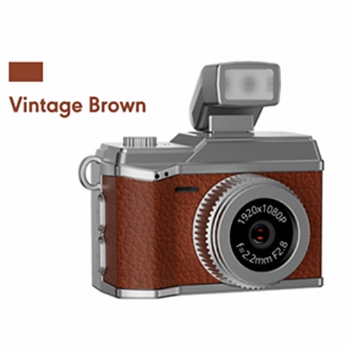 portachiavi con fotocamera digitale compatta con schermo da 0,96 ips tracolla per collana flash obiettivo macro ricaricabile tramite usb video 1080p autofocus ibrido 20mp uscita altoparlante ideale