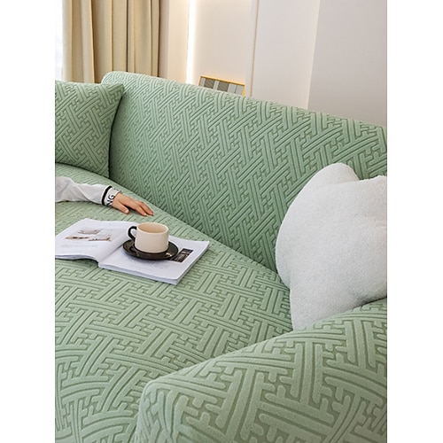 1 Stück eleganter Sofabezug – modisch Luxuriöser, dekorativer Sofaschutz, rutschfest, staubdicht, kratzfest, Ganzjahres-Sofabezug für Wohnzimmer, Schlafzimmer oder Büro Image