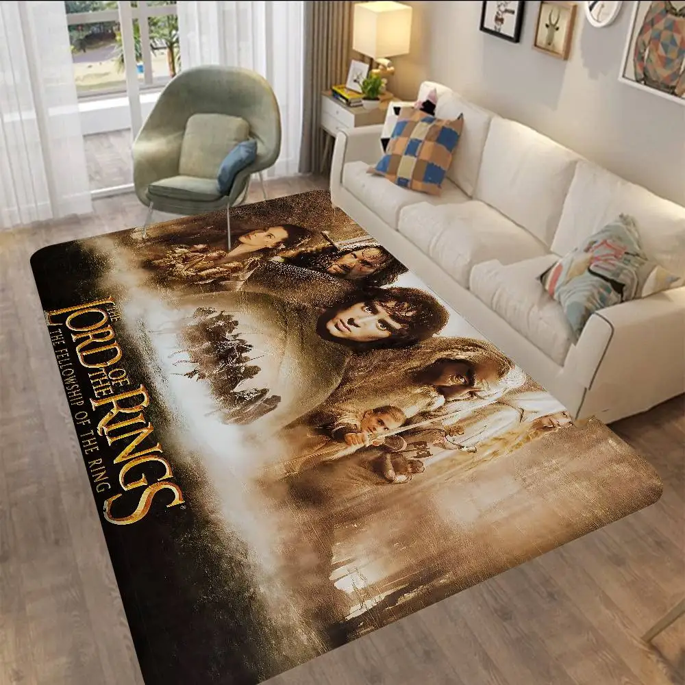 Fantasy The L-Lord Filme der R-Ringe Badematte Kinderzimmer Schlafzimmer Dekoration Balkon Anti-Rutsch-Fußmatte Wohnzimmer Alfombra Image