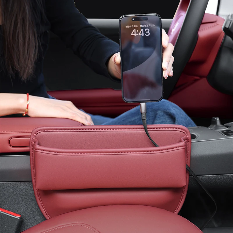 Für Nissan Navara D22 Lorbeer C35 1997 ~ 2005 Auto Sitz Seite Lücke Füllstoff Lagerung Box Kleinigkeiten Aufräumen Organizer fall Trim Zubehör Image