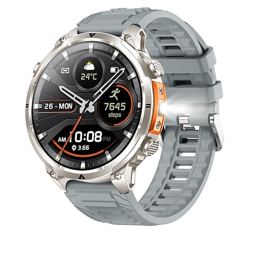 2025 neue Männer GPS Smartwatch 1,7 HD-Bildschirm Militärruf IP68 wasserdicht 100 Sportmodi Smart Watch mit 720 mAh großem Akku Image