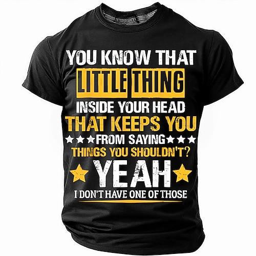 Männer lustiges sarkastisches Grafik T-Shirt 'Kein Filter' Persönlichkeit Lebensstil Rot Kurzarm Image