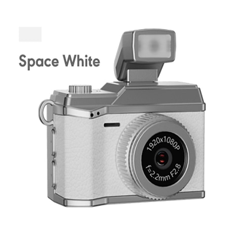 Die grenzüberschreitende HD 1080p Retro-Minikamera kann Fotos und Videos aufnehmen und kann als Schlüsselanhänger mit Blitz verwendet werden. Tragbare Kamera für Studenten