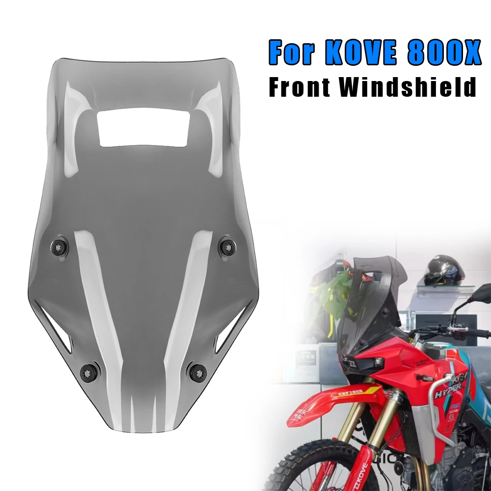 Windschutzscheibe Für KOVE 800X800XPRO Windschutzscheibe Teile Wind Schild Bildschirme Deflektoren Belüftung Öffnungen Motorrad Zubehör Image