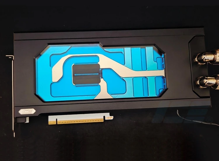 IceMan Cooler Glas-Wasserblock für Gigabyte Aorus RTX 5090 Gaming OC, Master-Grafikkartenkühler mit Rückplatte Image