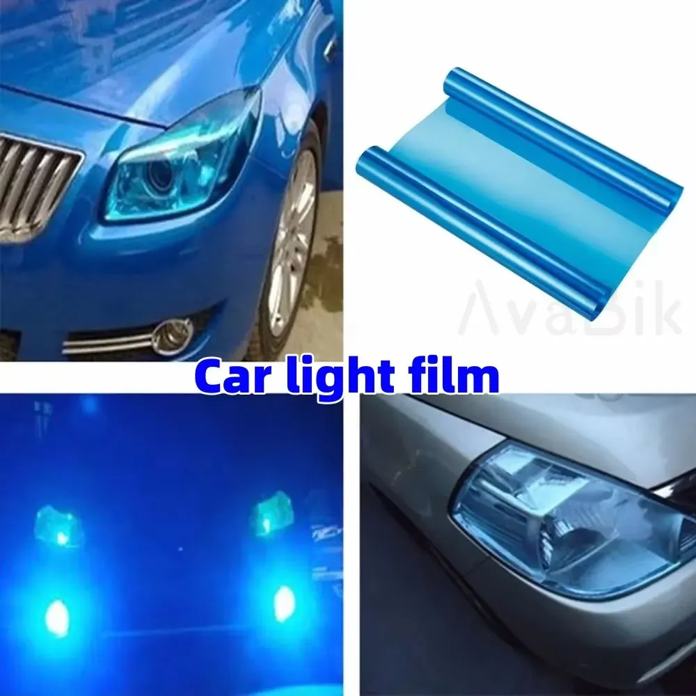 Pellicola protettiva per fari per auto Pellicola tinta blu Materiale in PVC Cambia colore Pellicola avvolgente in vinile Adesivo fanale posteriore per lo styling del veicolo