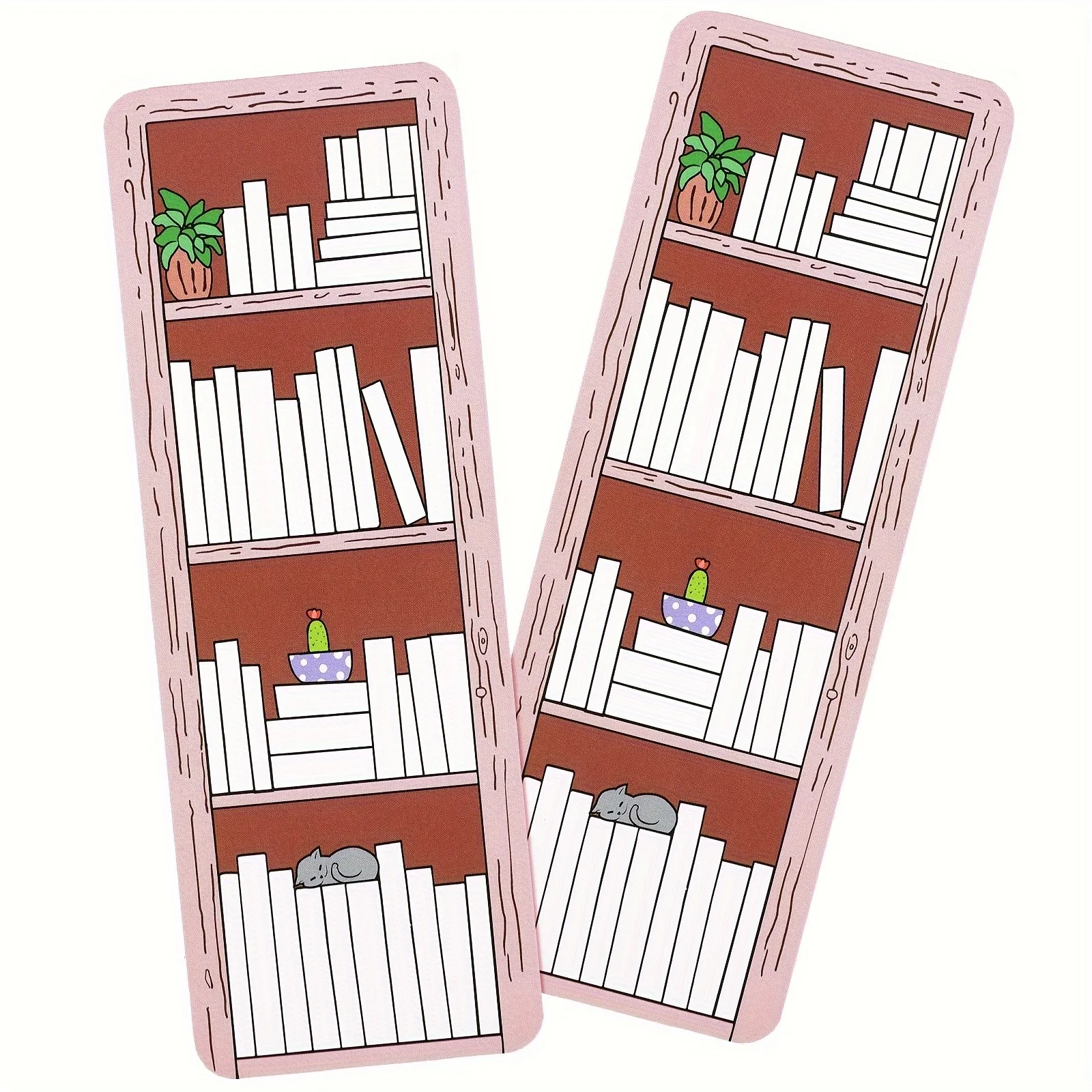 20/50 Stück Buch-Tracker, Lesezeichen, Bücherregal-Design, Lesezeichen, Leseseitenmarkierungen für Weihnachtsfeier, Leser, Schriftsteller, Studentenbuch, Lo