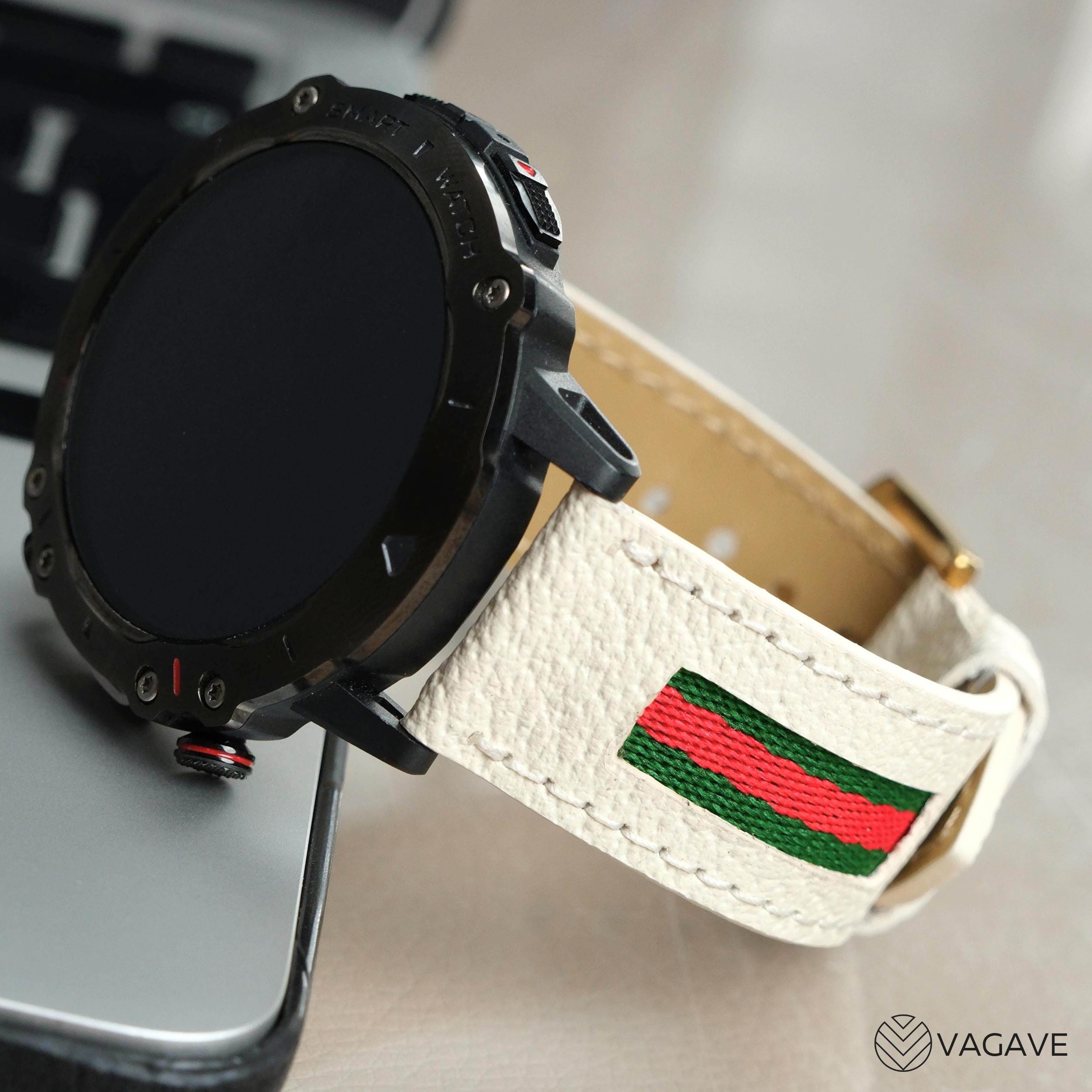 Cinturino in pelle per orologio Garmin, personalizzato, cinturino per orologio Garmin, Garmin Fenix 7, 8, 6, 5, X, 7S, Epix, 2, Pro, Vivoactive, Venu,
