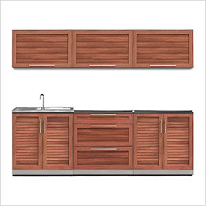 NewAge Outdoor Kitchens Grove 6-Piece Outdoor Kitchen Set (No Countertop)