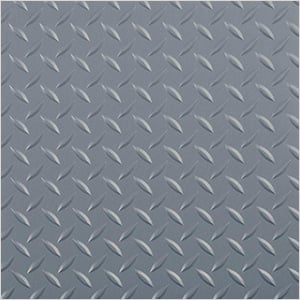 G-Floor 8.5' x 100' Diamond Tread Roll-Out Trailer Floor (Grey)