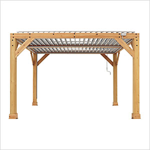 Yardistry 10 x 12 Meridian Louvered Pergola