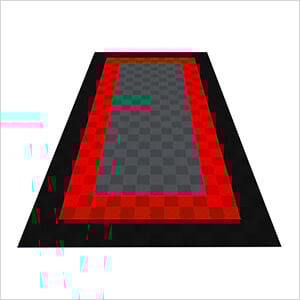 Swisstrax Ribtrax Pro One Car Garage Floor Tile Mat (Jet Black / Racing Red / Slate Grey)