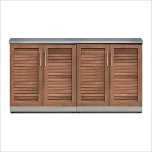 NewAge Outdoor Kitchens Grove 3-Piece Outdoor Kitchen Set with Countertops