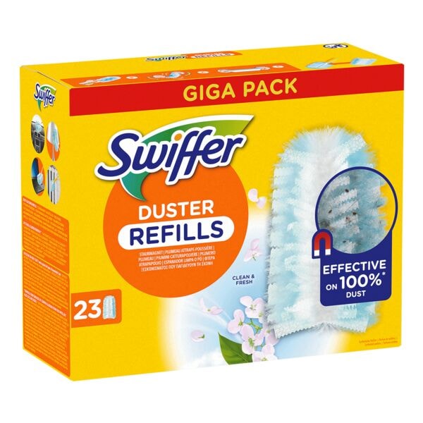 Swiffer 23er-Pack Nachfülltücher mit Duft für Duster Staubmagnet »Clean & Fresh« Image