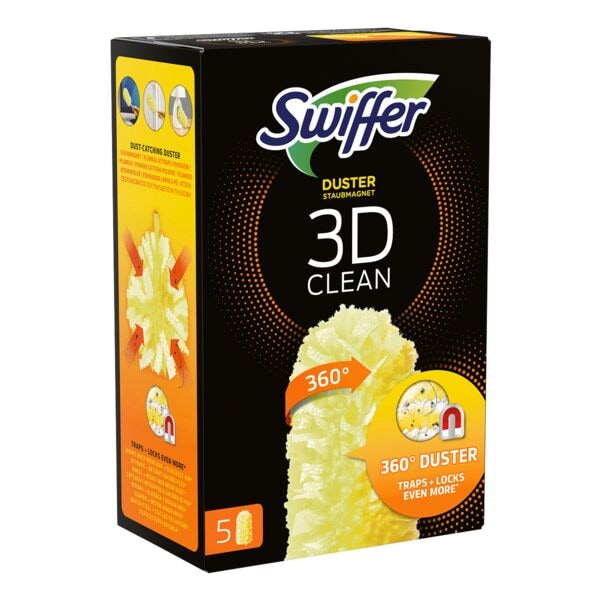 Swiffer 5er-Pack Staubmagnet-Tücher »360°« (Nachfüller) Image