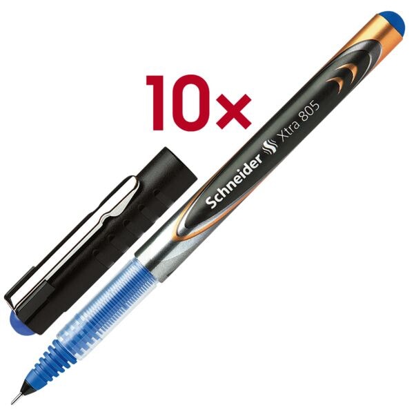 Schneider 10x Tintenroller »Xtra 805« 0,5 mm blau Image