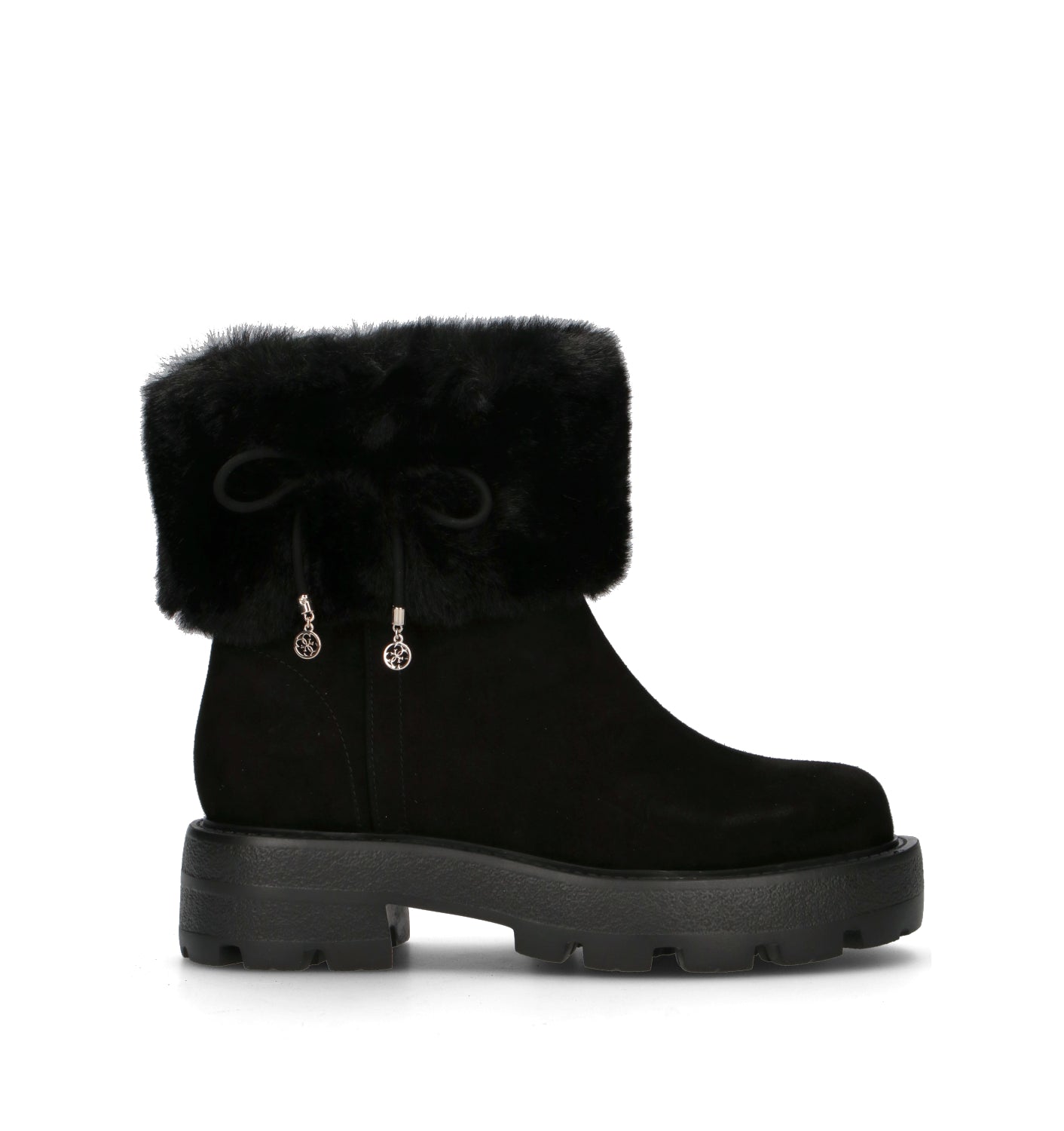 GUESS Stivaletto pelo donna nero