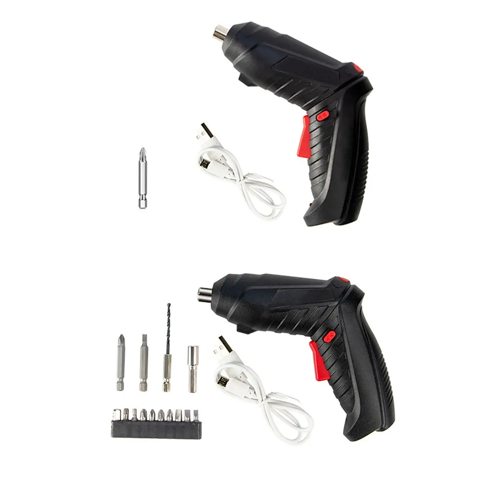 3,6 V elektrischer Schrauben dreher wiederauf ladbarer elektrischer Schrauben dreher Set LED-Beleuchtung Mini-Elektro schrauber für den Heimgebrauch Image