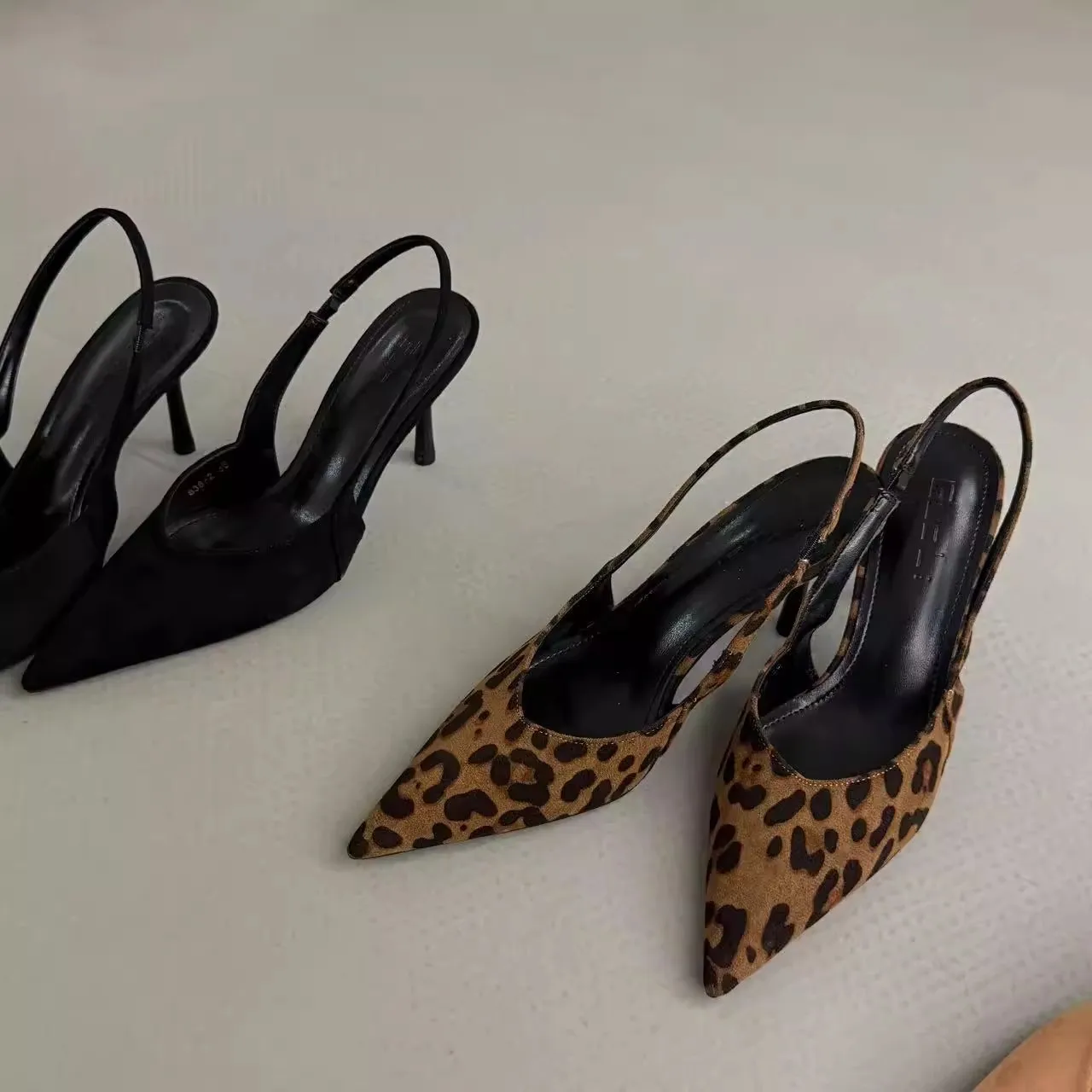 Neue Leopard Print Frauen Sandalen Schuhe Mode Spitz Schuhe Elegante Party High Heel Schuhe Stiletto Heels Sexy Einzelnen Schuh