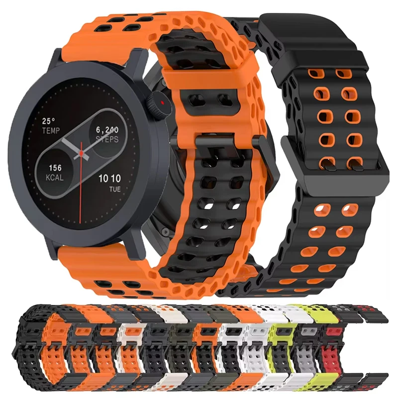 22 mm Ocean Band für CMF By Nothing Watch Pro 1 2 3 Smartwatch-Armband für OnePlus Watch 2 3/OPPO Watch X X2 4Pro/OnePlus 46 mm Image
