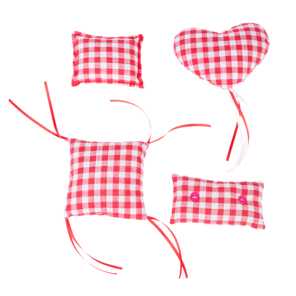 4x Vichy Catnip Pillow TIAKI Cat Toy