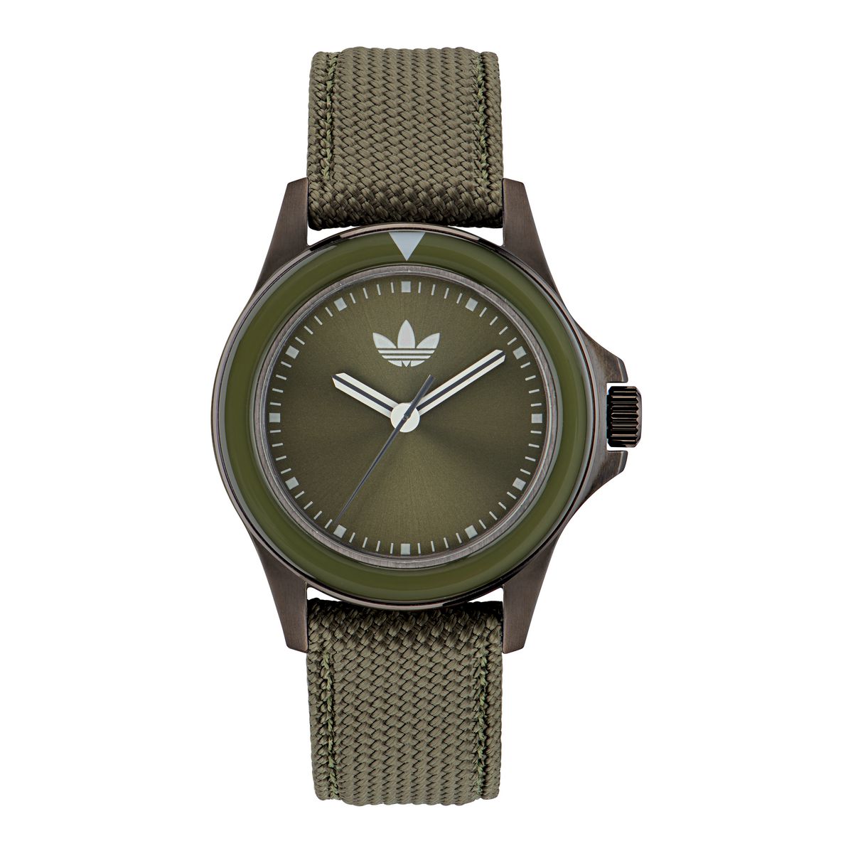 adidas Originals Expression One Unisex's Green Watch AOFH23017 Fabric - One Size | adidas Originals Sale | Discount Designer Brands