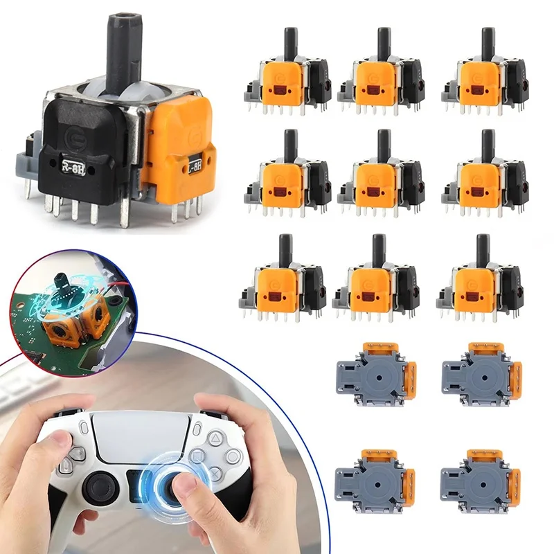 2 stücke Ersatz Hall Effekt Joystick 3D Analog Sensor ThumbStick Für PS5/PS4/Xbox One/Serie Controller reparatur Teile Zubehör