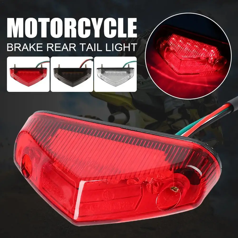 Enquêter arrière universel pour moto, frein arrière, lumières LED iodées, équipement de moto, pièces de moto, accessoires pour moto, 12V
